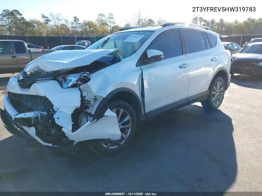 2T3YFREV5HW319783 2017 Toyota Rav4 Limited