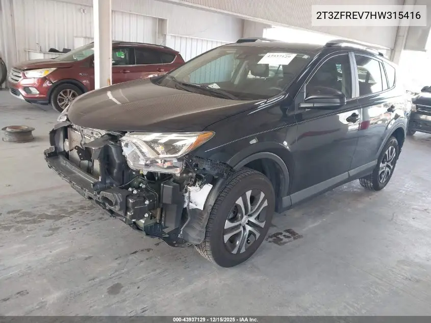2T3ZFREV7HW315416 2017 Toyota Rav4 Le