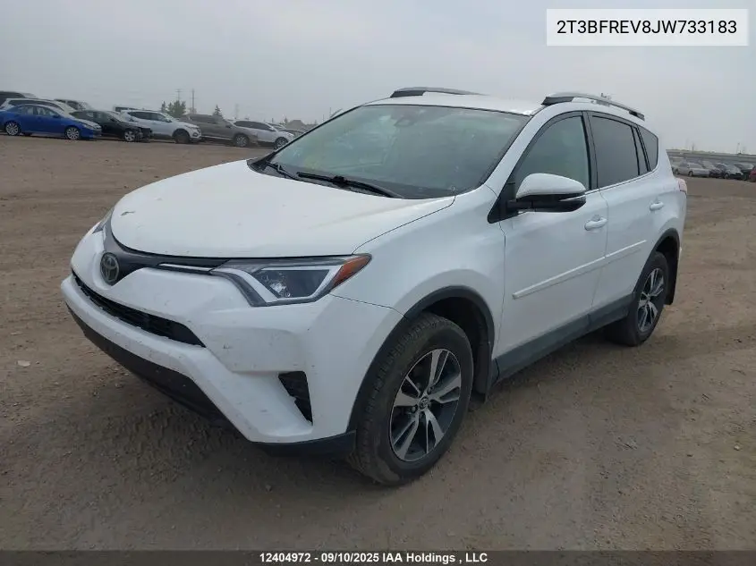 2T3BFREV8JW733183 2018 Toyota Rav4 Le