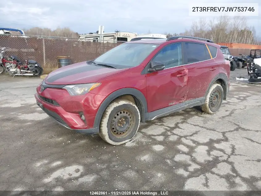 2T3RFREV7JW753746 2018 Toyota Rav4 Xle