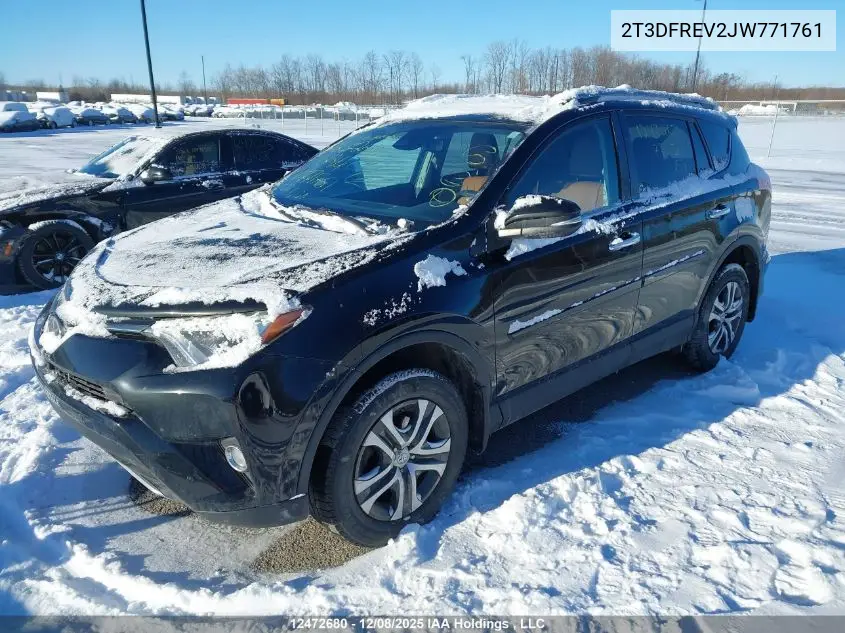 2T3DFREV2JW771761 2018 Toyota Rav4 Limited
