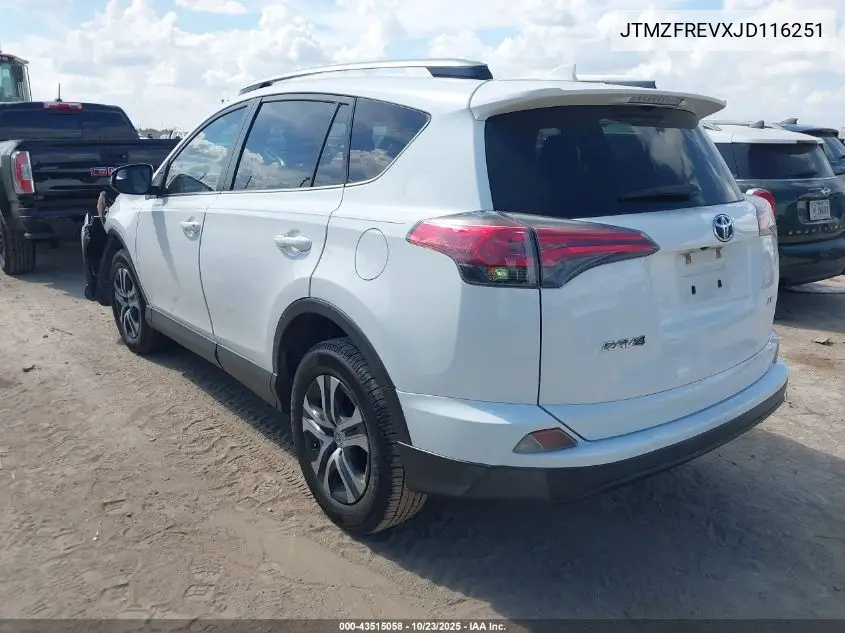 JTMZFREVXJD116251 2018 Toyota Rav4 Le