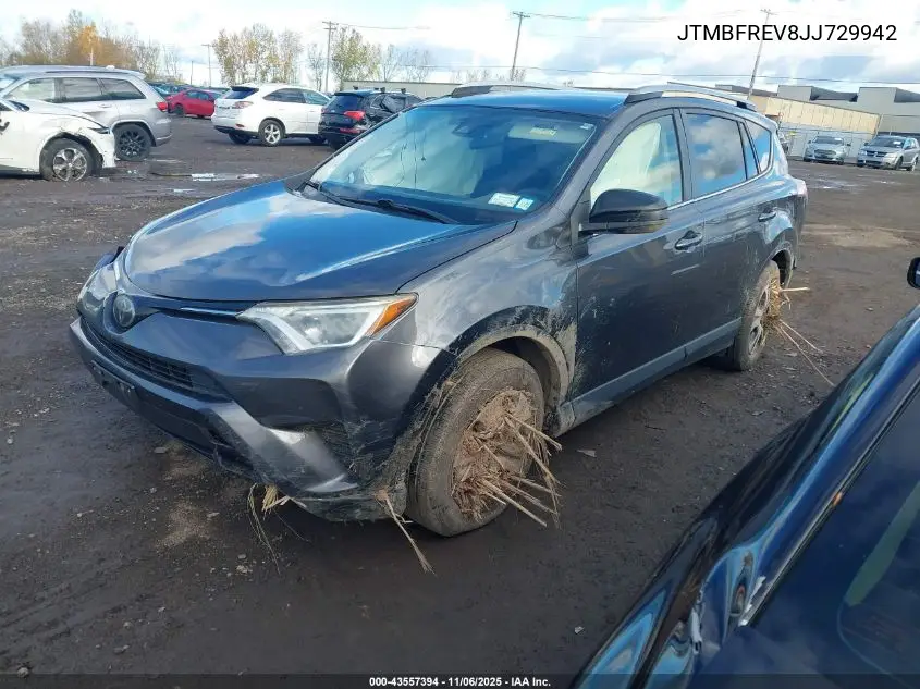 JTMBFREV8JJ729942 2018 Toyota Rav4 Le
