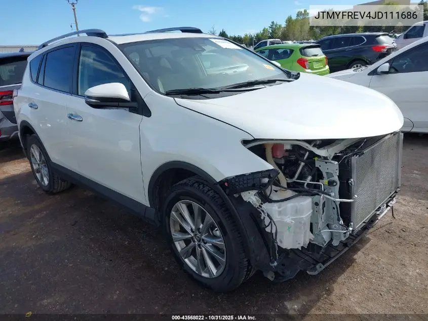 JTMYFREV4JD111686 2018 Toyota Rav4 Limited
