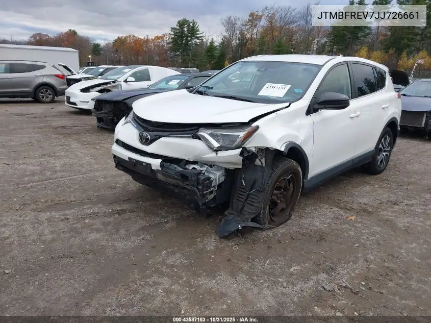 JTMBFREV7JJ726661 2018 Toyota Rav4 Le