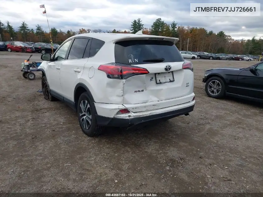JTMBFREV7JJ726661 2018 Toyota Rav4 Le