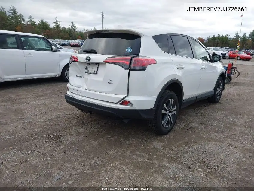 JTMBFREV7JJ726661 2018 Toyota Rav4 Le