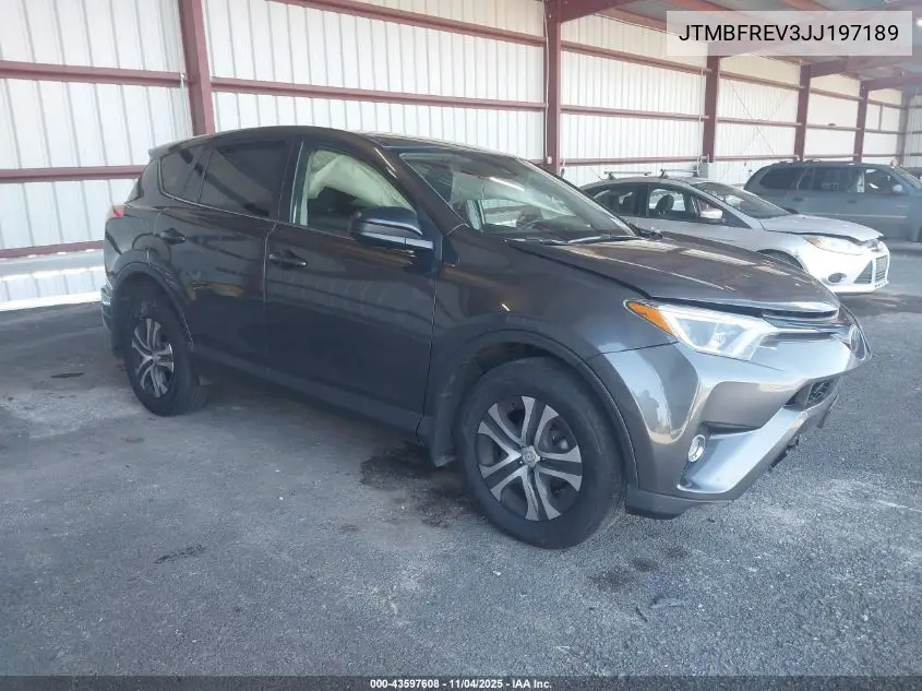 JTMBFREV3JJ197189 2018 Toyota Rav4 Le