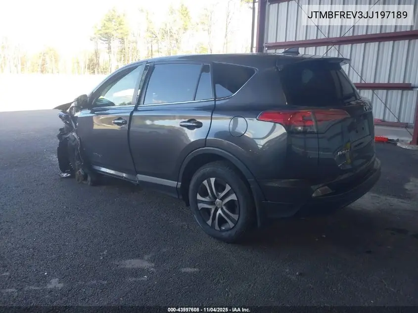 JTMBFREV3JJ197189 2018 Toyota Rav4 Le