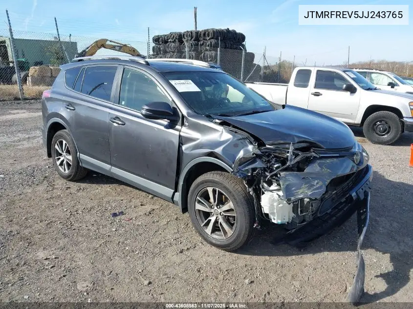 JTMRFREV5JJ243765 2018 Toyota Rav4 Xle