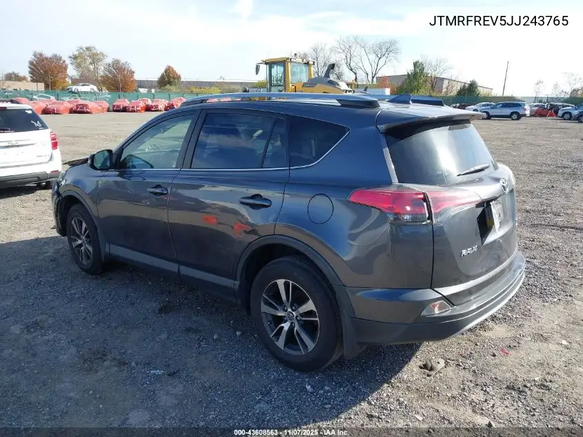 JTMRFREV5JJ243765 2018 Toyota Rav4 Xle