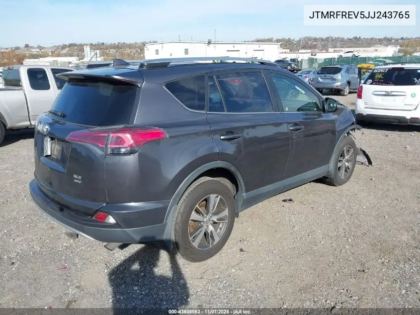 JTMRFREV5JJ243765 2018 Toyota Rav4 Xle