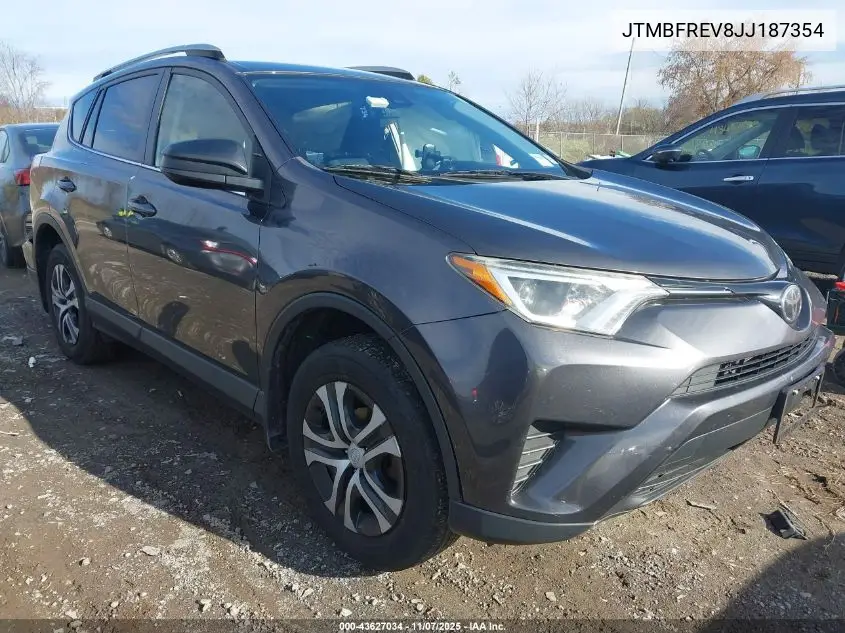 JTMBFREV8JJ187354 2018 Toyota Rav4 Le