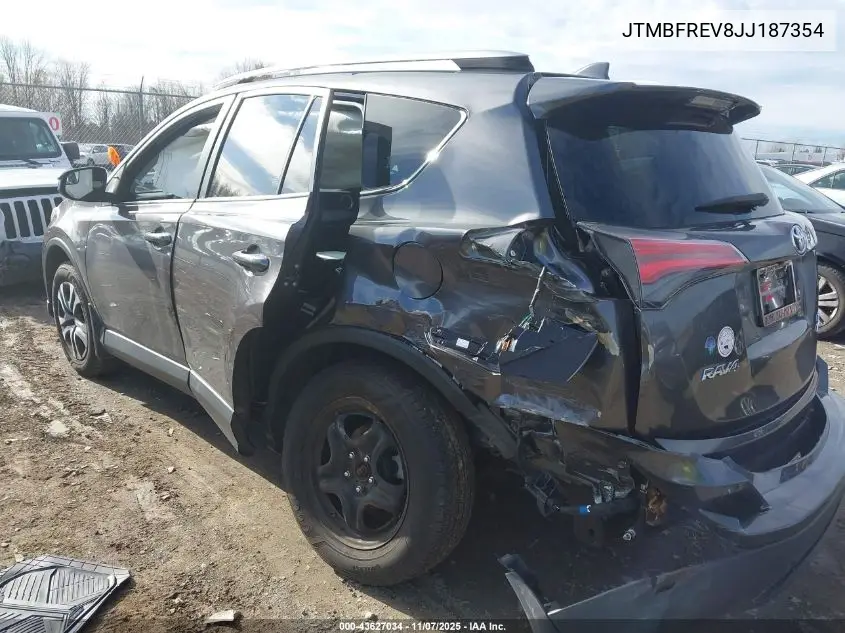 JTMBFREV8JJ187354 2018 Toyota Rav4 Le