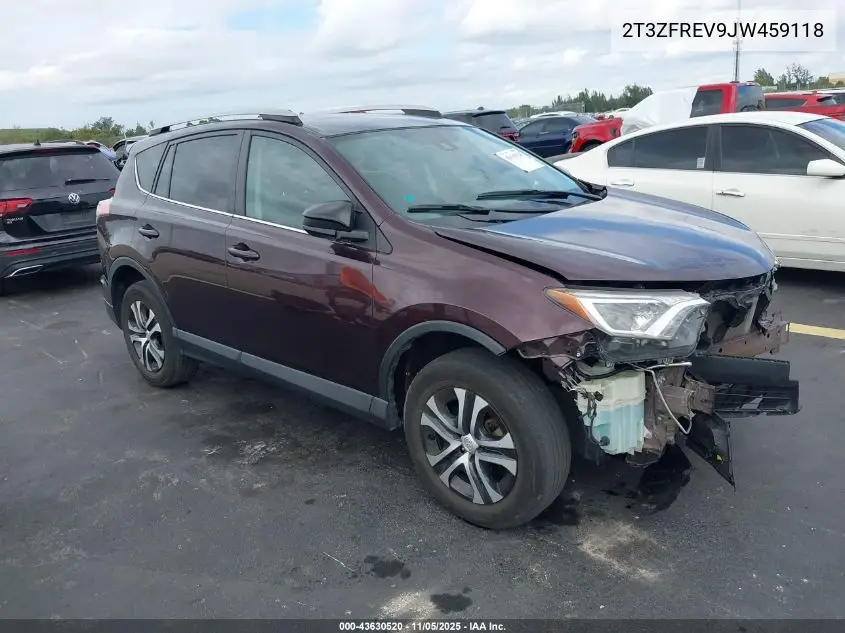 2T3ZFREV9JW459118 2018 Toyota Rav4 Le