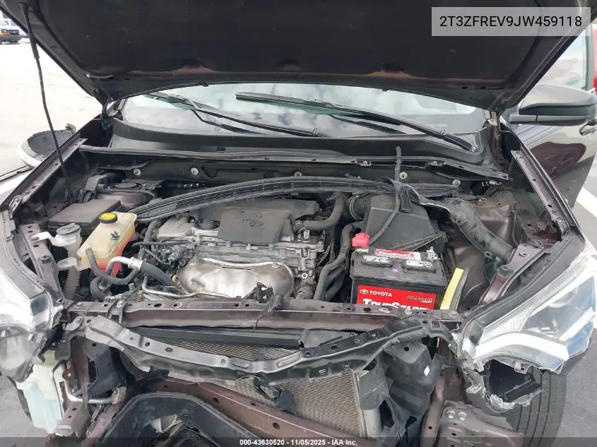 2T3ZFREV9JW459118 2018 Toyota Rav4 Le