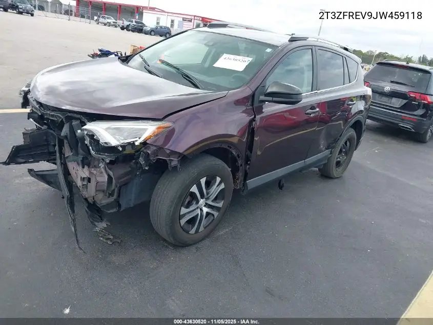 2T3ZFREV9JW459118 2018 Toyota Rav4 Le