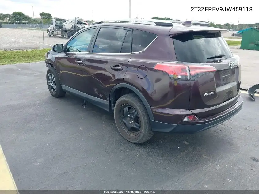 2T3ZFREV9JW459118 2018 Toyota Rav4 Le