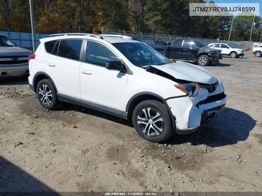 JTMZFREV8JJ748599 2018 Toyota Rav4 Le