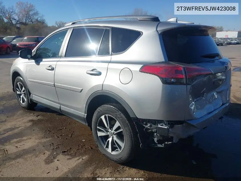 2T3WFREV5JW423008 2018 Toyota Rav4 Xle