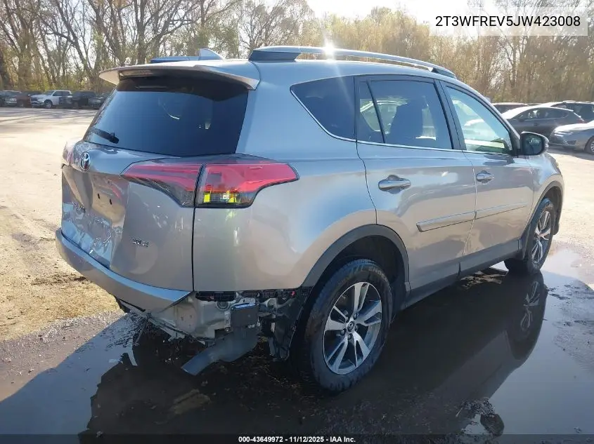 2T3WFREV5JW423008 2018 Toyota Rav4 Xle