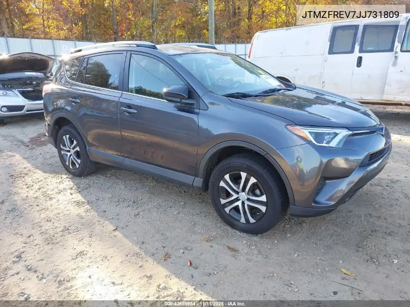JTMZFREV7JJ731809 2018 Toyota Rav4 Le