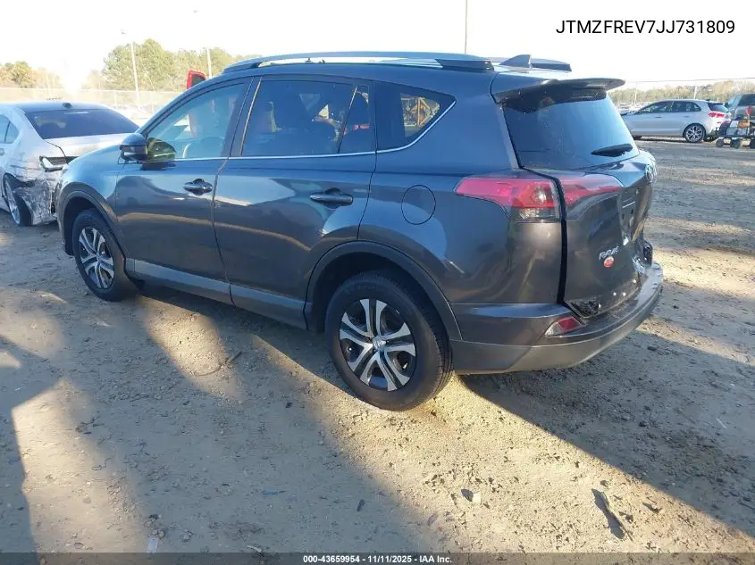 JTMZFREV7JJ731809 2018 Toyota Rav4 Le