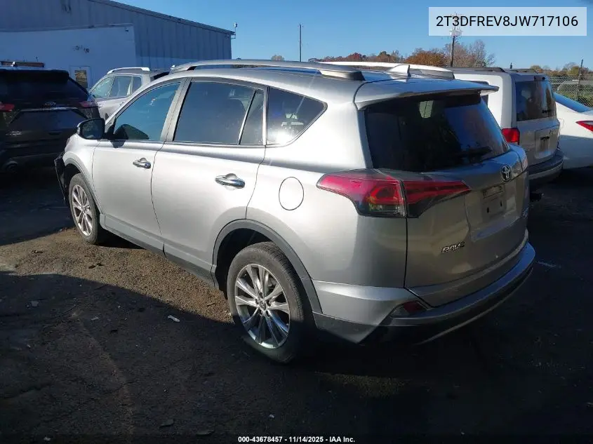 2T3DFREV8JW717106 2018 Toyota Rav4 Limited
