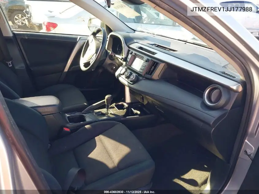 JTMZFREV1JJ177988 2018 Toyota Rav4 Le