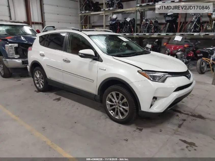 JTMDJREV2JD170846 2018 Toyota Rav4 Hybrid Limited