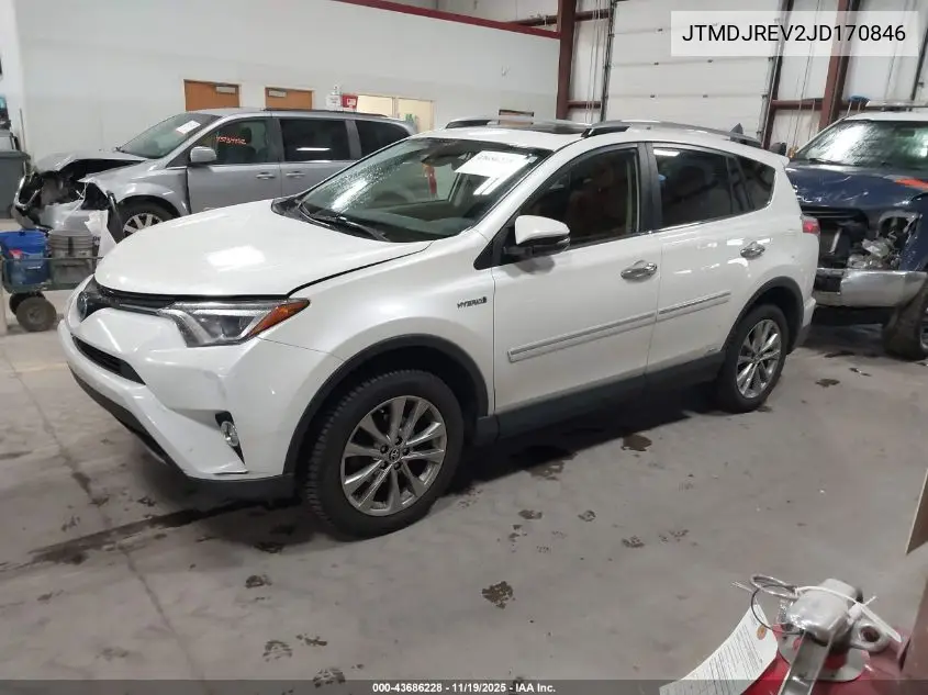 JTMDJREV2JD170846 2018 Toyota Rav4 Hybrid Limited