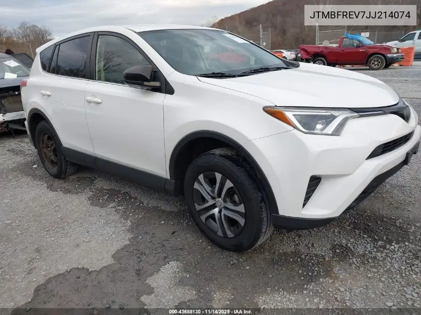 JTMBFREV7JJ214074 2018 Toyota Rav4 Le