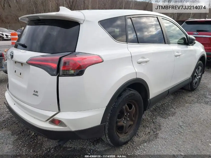 JTMBFREV7JJ214074 2018 Toyota Rav4 Le