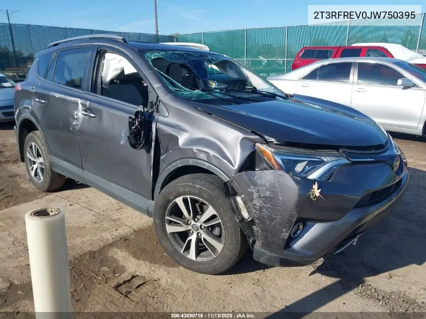 2T3RFREV0JW750395 2018 Toyota Rav4 Xle