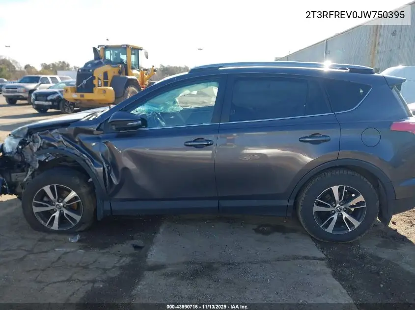 2T3RFREV0JW750395 2018 Toyota Rav4 Xle