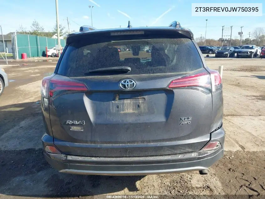 2T3RFREV0JW750395 2018 Toyota Rav4 Xle