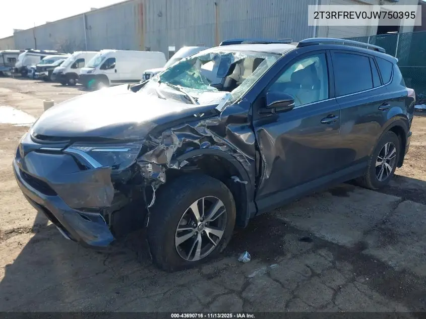 2T3RFREV0JW750395 2018 Toyota Rav4 Xle