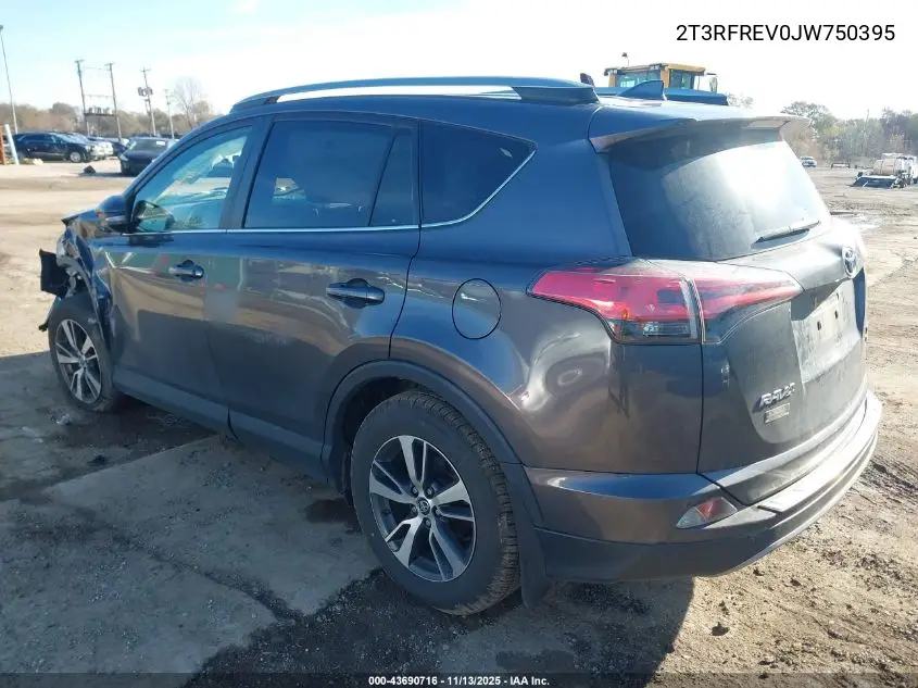 2T3RFREV0JW750395 2018 Toyota Rav4 Xle