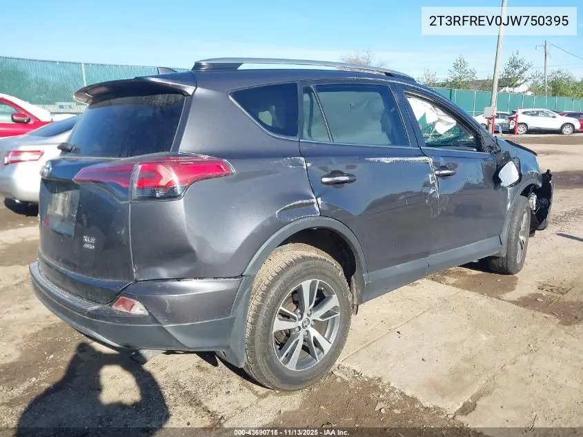 2T3RFREV0JW750395 2018 Toyota Rav4 Xle