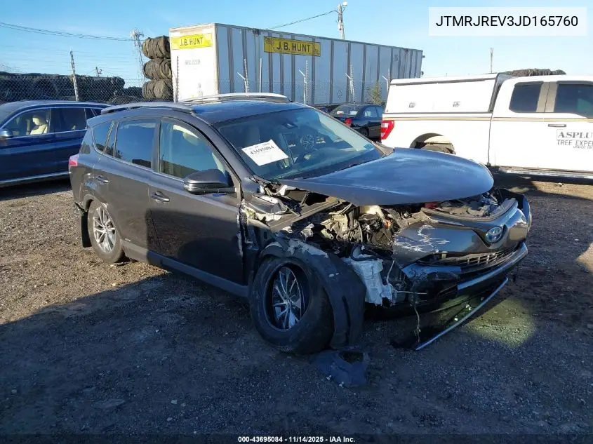 JTMRJREV3JD165760 2018 Toyota Rav4 Hybrid Xle