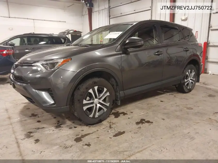 JTMZFREV2JJ750722 2018 Toyota Rav4 Le