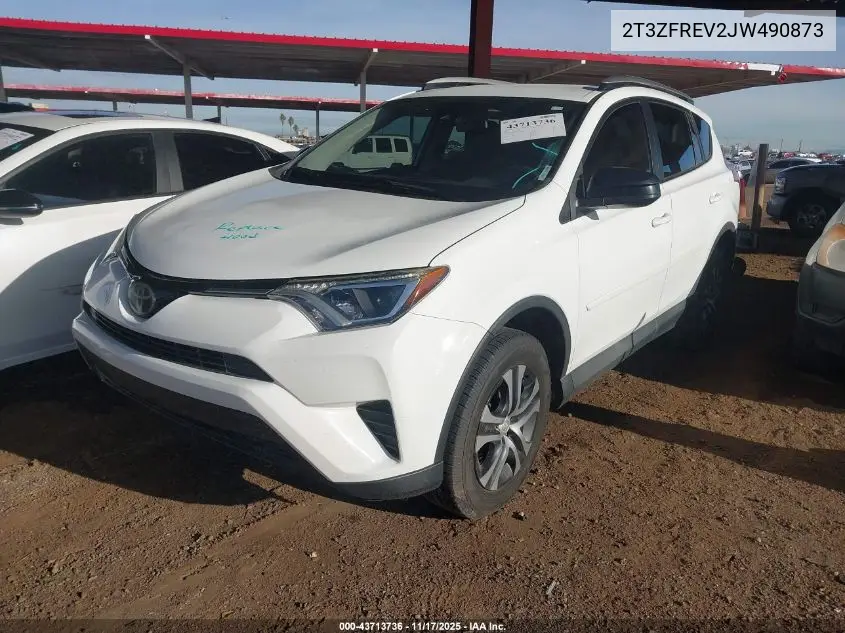 2T3ZFREV2JW490873 2018 Toyota Rav4 Le