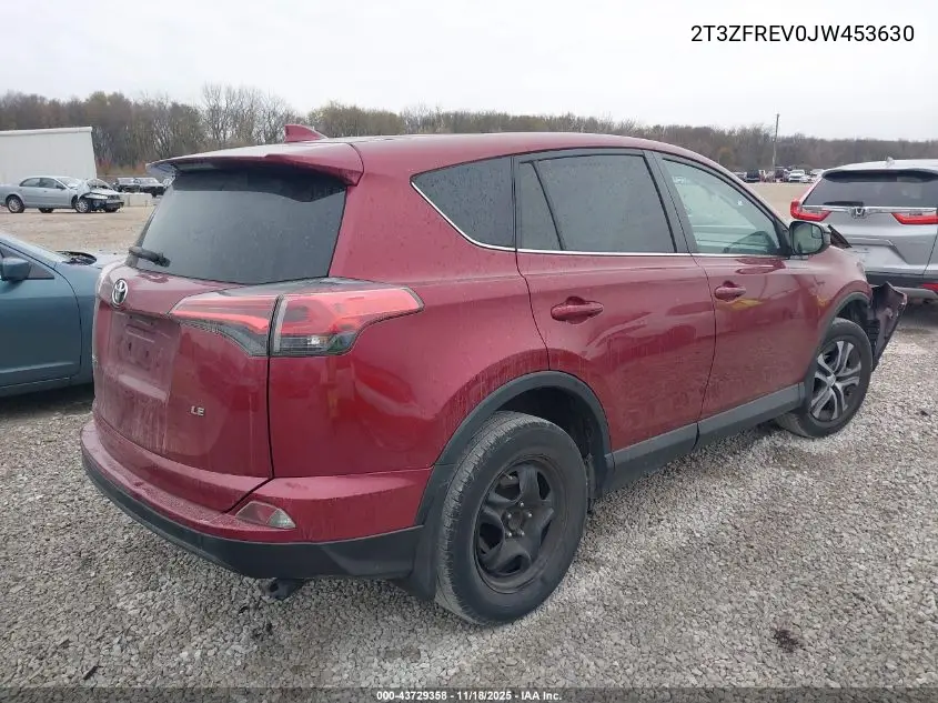 2T3ZFREV0JW453630 2018 Toyota Rav4 Le