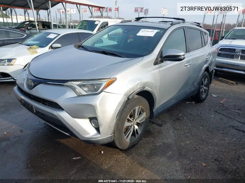 2T3RFREV0JW830571 2018 Toyota Rav4 Xle