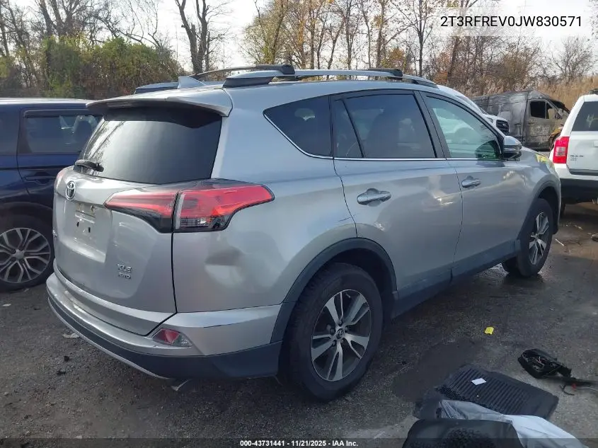 2T3RFREV0JW830571 2018 Toyota Rav4 Xle