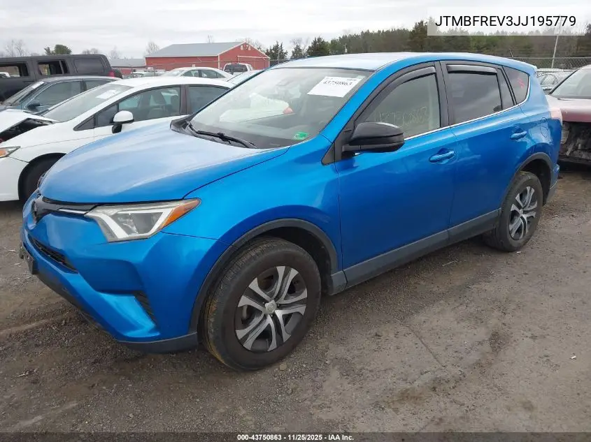 JTMBFREV3JJ195779 2018 Toyota Rav4 Le