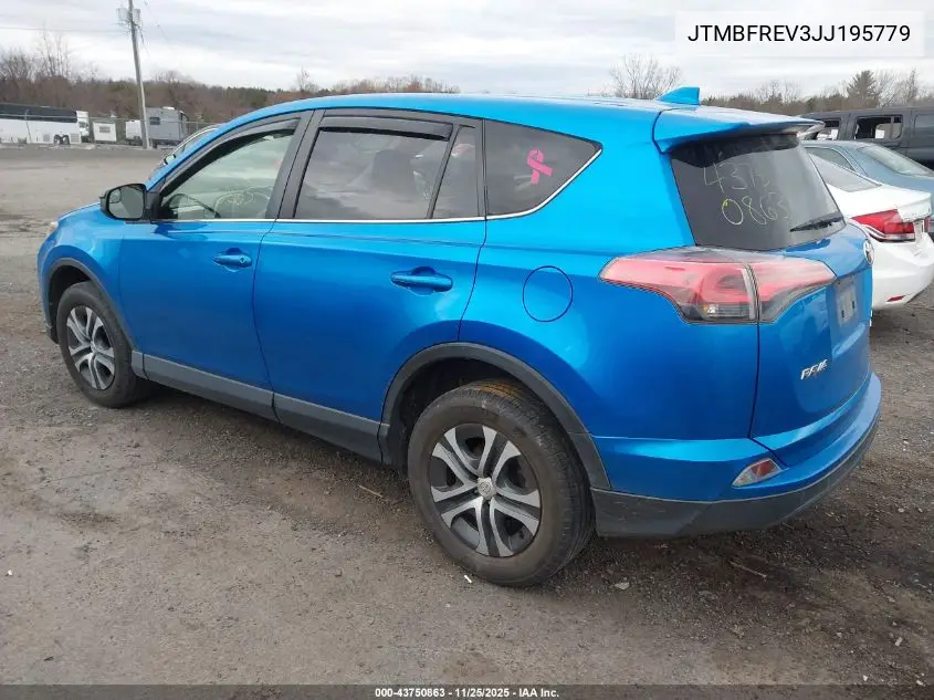 JTMBFREV3JJ195779 2018 Toyota Rav4 Le