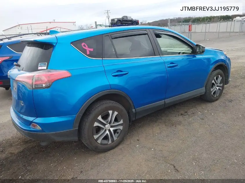 JTMBFREV3JJ195779 2018 Toyota Rav4 Le