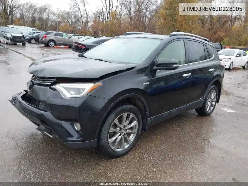 JTMDJREV6JD228005 2018 Toyota Rav4 Hybrid Limited
