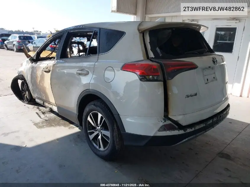 2T3WFREV8JW482862 2018 Toyota Rav4 Xle